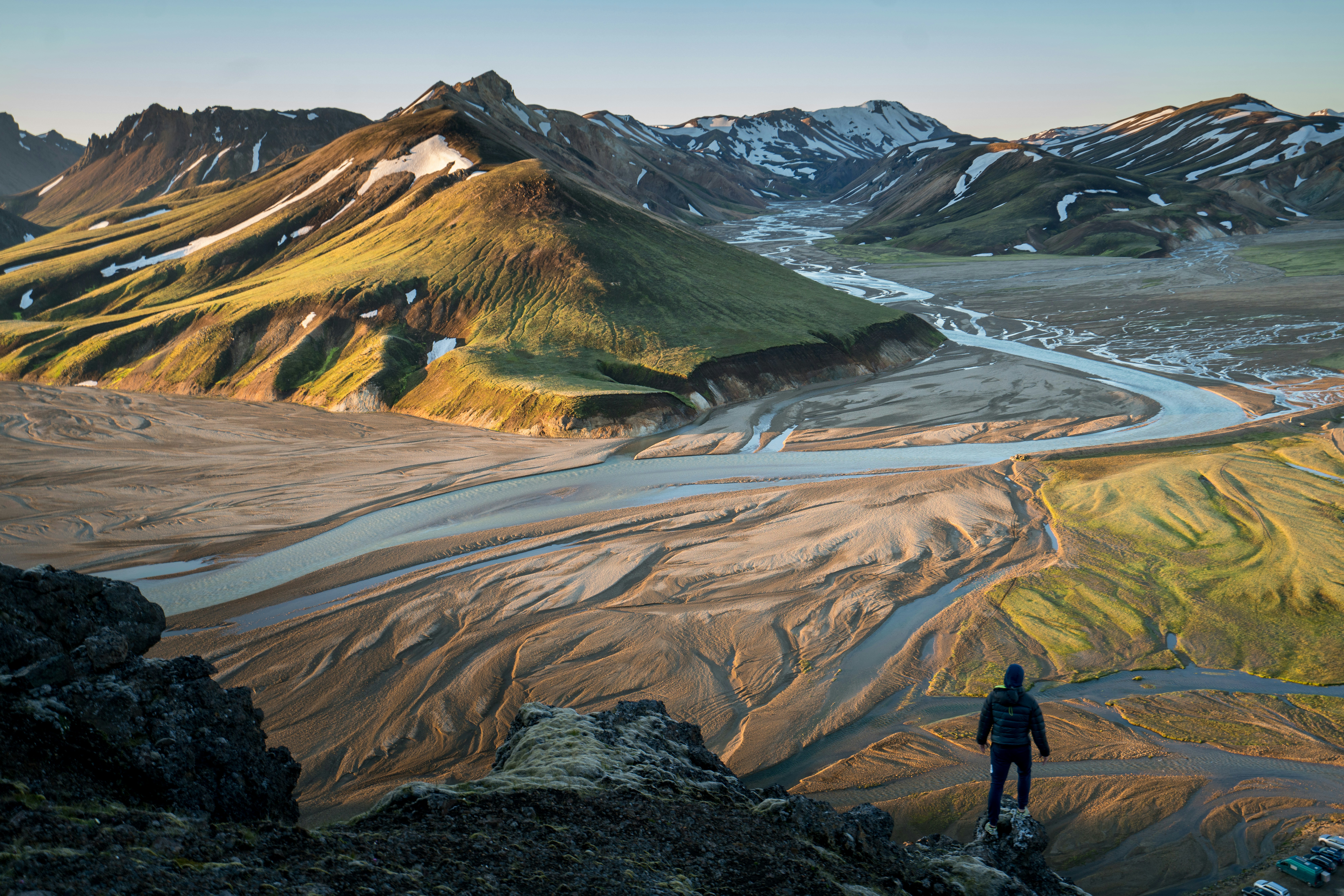 Green Icelandic field